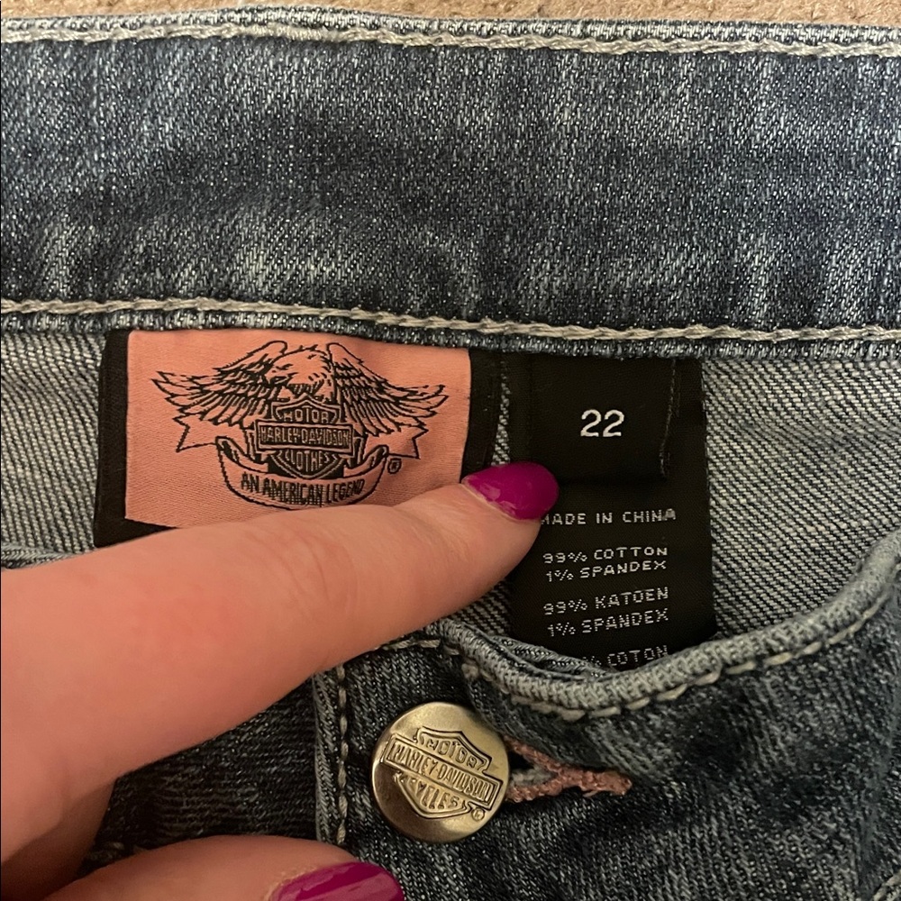 Harley-Davidson Size 22 Women's Flared Jeans - Picture 2 of 9